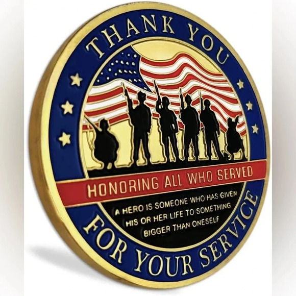 NWT Salute to your Service Military Challenge Coin for Veterans - Picture 4 of 7